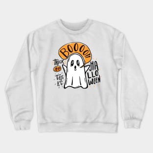 Spooky Halloween Ghost Crewneck Sweatshirt